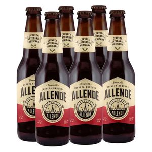 Cerveza Allende Obscura Brown Ale N/R 355ml (6 Bt)