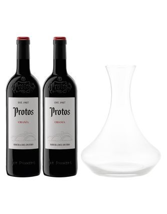 Vino Tinto Protos Crianza 750ml 2Bt C/Decantador