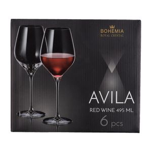 Copa Bohemia Avila Red Wine 495ml (6 pz)
