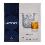 Juego-Hielera-Cristal-Luminarc--6-Vasos-Brighton