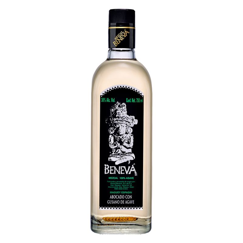 Mezcal-Beneva-Abocado-c-Gusano-750-ml