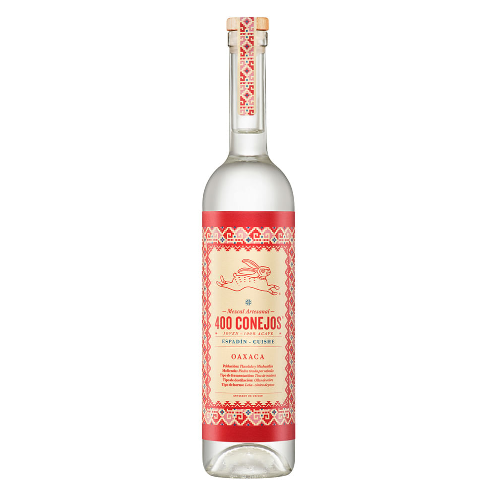 Mezcal 400 Conejos Joven Cuishe 750 ml - Bodegas Alianza