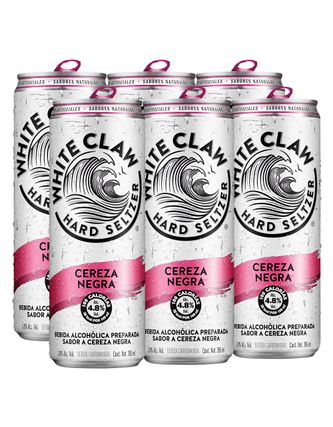 White Claw Hard Seltzer Cereza Negra 355 ml (6pz)