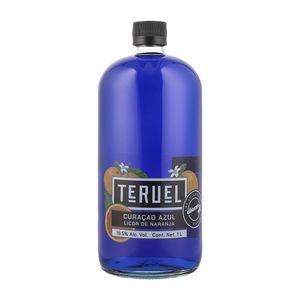 Licor Teruel de Naranja Curacao Azul 1L
