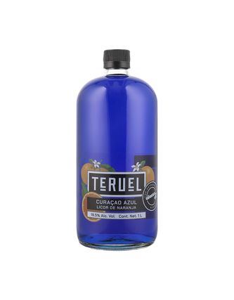 Licor Teruel de Naranja Curacao Azul 1L