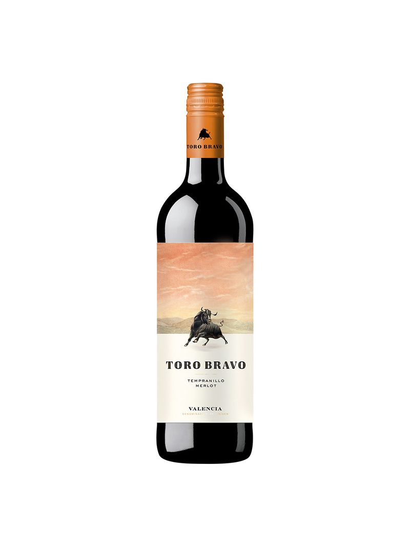 Vino-Tinto-Toro-Bravo-Tempranillo-Merlot-750ml