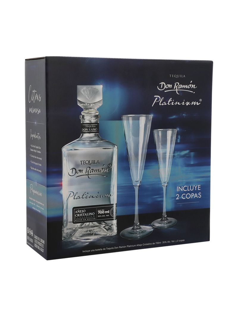 Teq.-Don-Ramon-Platinium-Añejo-Cristalino-700-ml-C-2-copas
