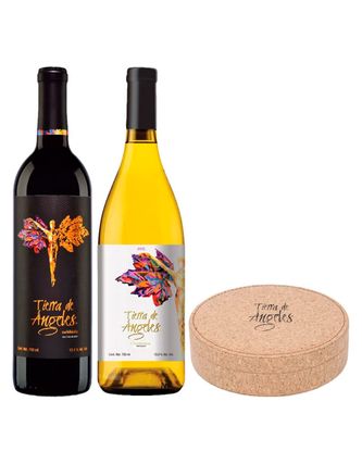 Paquete Tierra De Angeles C/Set Vino 750 ml