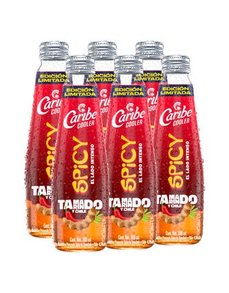 Caribe Cooler Spicy Tamarindo y Chile 300ml (6pz)