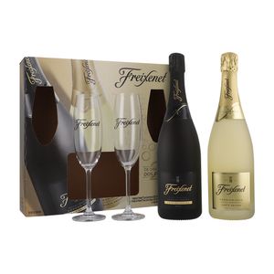 Vino Blanco Freixenet Carta Nevada/ Cordón Negro C/2 Copas