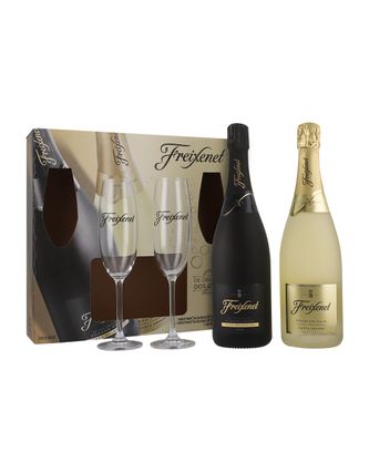 Vino Blanco Freixenet Carta Nevada/ Cordón Negro C/2 Copas