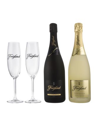 Vino Blanco Freixenet Carta Nevada/ Cordón Negro C/2 Copas