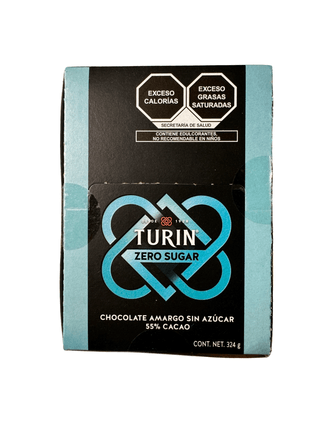 Chocolate Turin Amargo S/Azucar 18 g (18pz)
