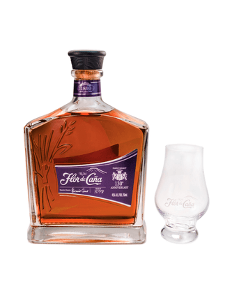 Ron Flor De Caña 130 Años Aniversario Legado 750 ml C/Copa