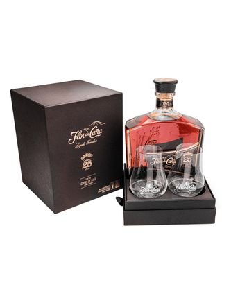 Ron Flor De Caña Centenario 25 Años Legado 750 ml C/2 Copas