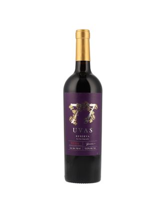 Vino Tinto 77 Uvas Tempranillo Reserva (13.5º) 750 ml