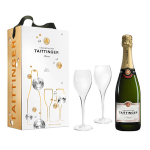 Champagne Taittinger Brut Rva 750 ml C/2 Copas