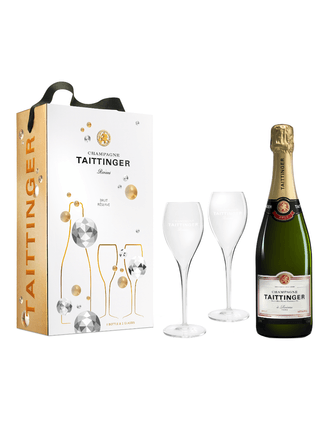 Champagne Taittinger Brut Rva 750 ml C/2 Copas