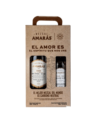 Mezcal Amarás Joven Espadín 750 ml C/Espadín-Tóbala 200 ml