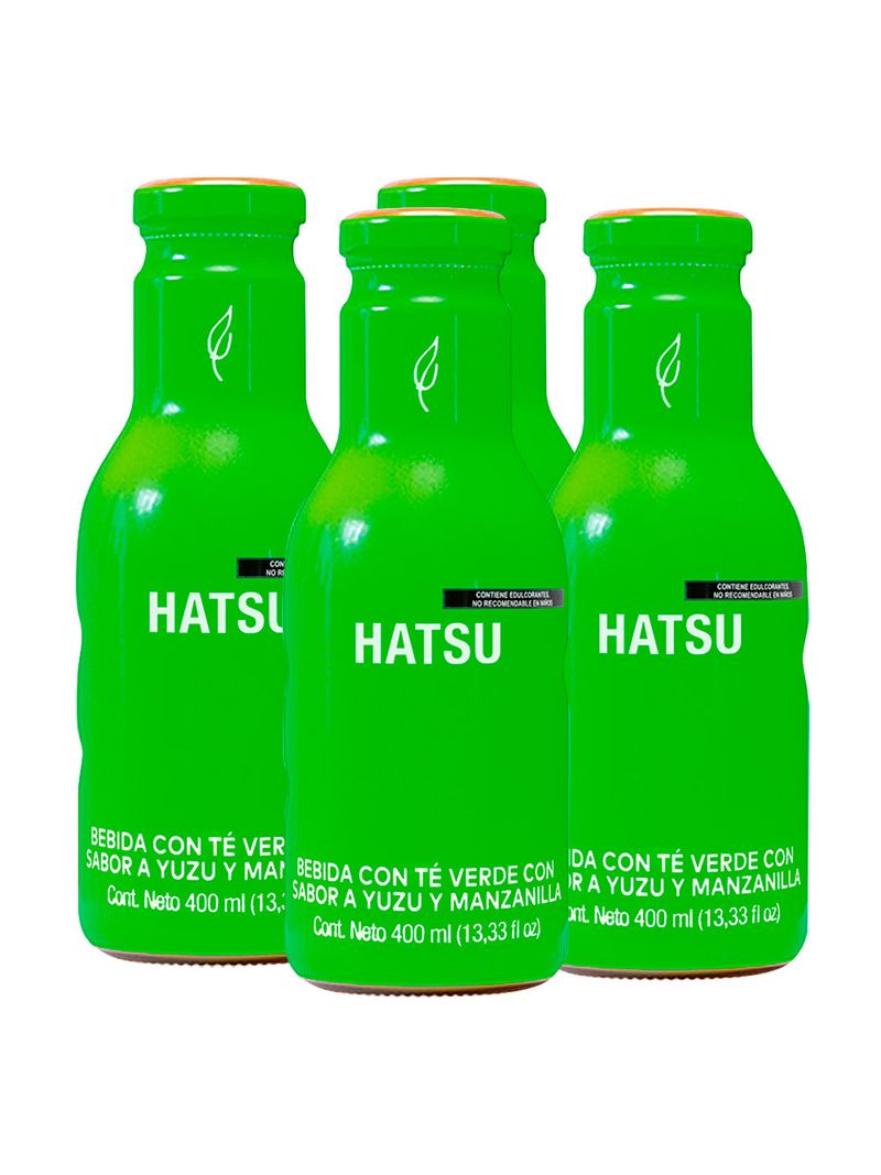 Bebida-Hatsu-Sabor-Yuzu-y-Manzanilla-400ml--4-pz--Verde