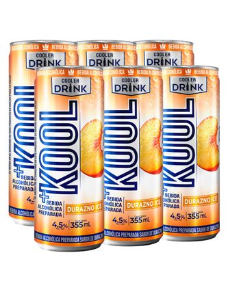 Kool Durazno Ice 355 ml (6pz)