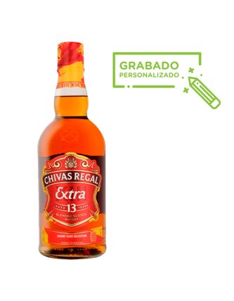 Whisky Chivas Regal Extra 13 Años Sherry 750 ml Grabado