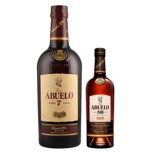 Ron Abuelo Añejo 7 Años 750ml C/Añejo XII Two Oaks 200ml