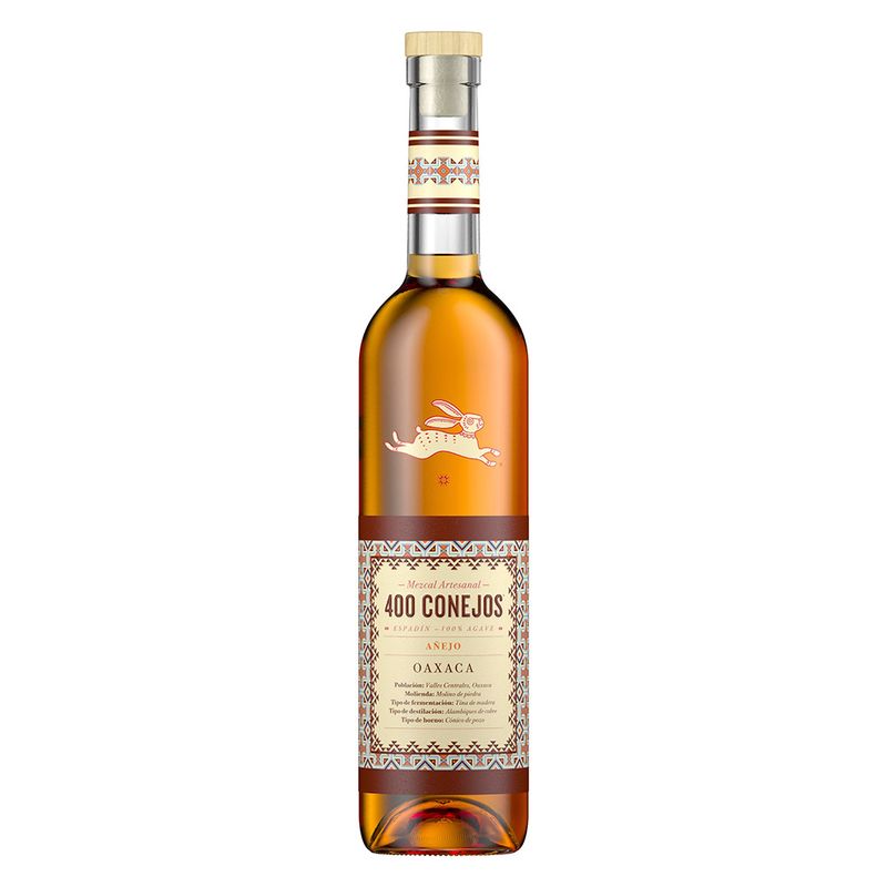 Mezcal-400-Conejos-Añejo-700ml