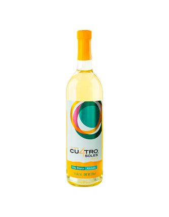 Vino Blanco Cu4Tro Soles Afrutado 750 ml