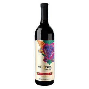Vino Tinto Cu4tro Soles Cabernet 750 ml