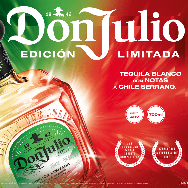Tequila-Don-Julio-Blanco-Chile-Serrano-700-ml