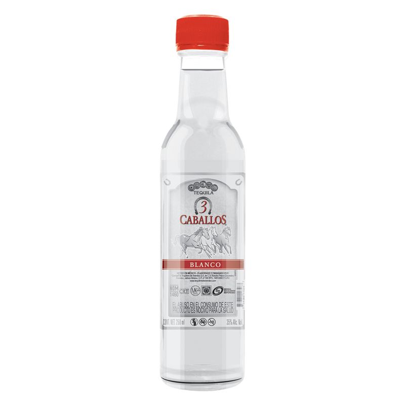 Tequila-3-Caballos-Blanco-250-ml