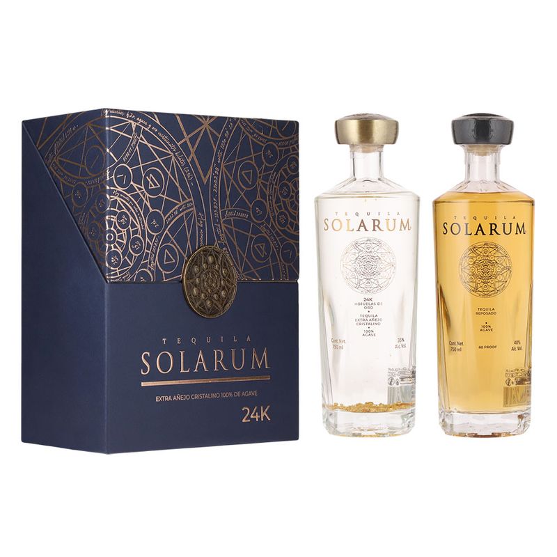 Tequila-Solarum-Extra-Añejo-Cristalino-750ml-Reposado-750ml
