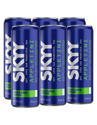 Skyy Blue Appletini (Manzana Verde) 6 Latas 355 ml