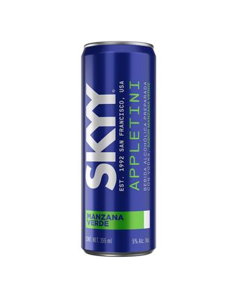 Skyy Blue Appletini (Manzana Verde) 6 Latas 355 ml