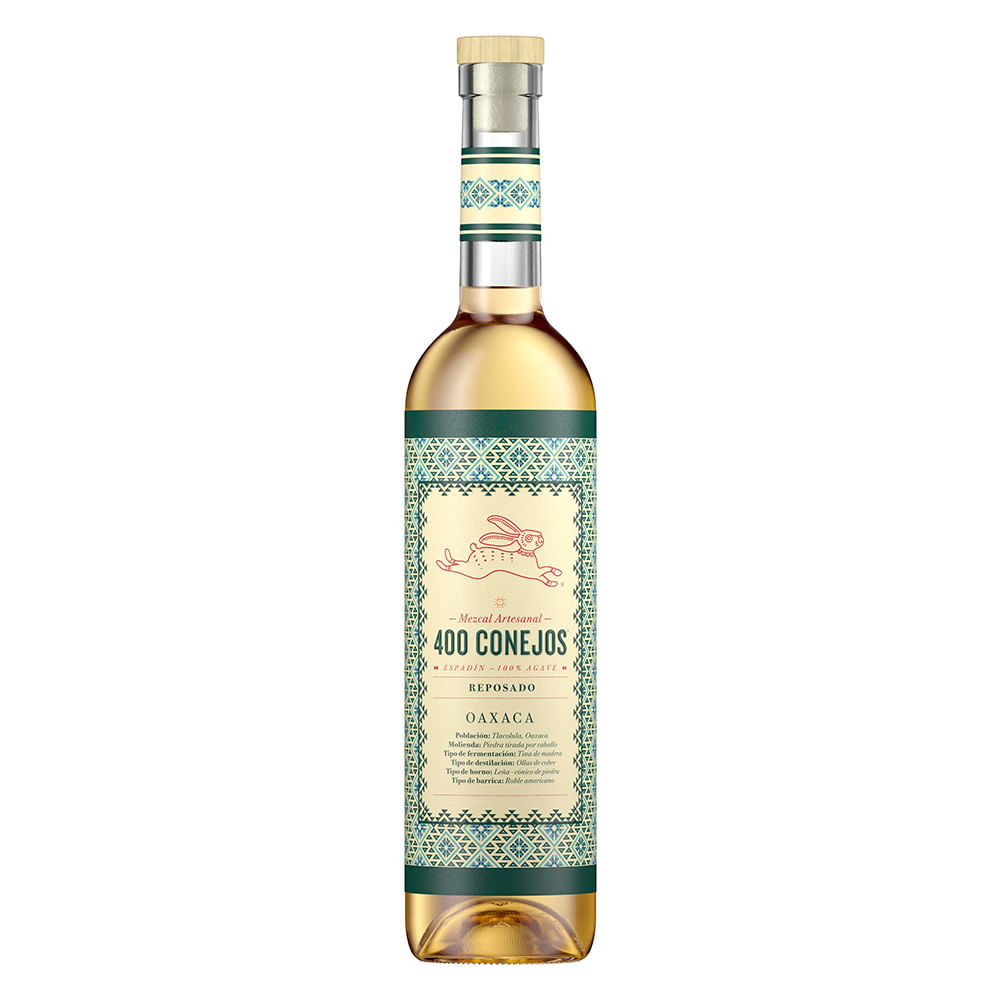 Mezcal 400 Conejos Reposado 700 ml - Bodegas Alianza