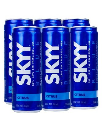 Skyy Blue Citrus Lata (6 X 355ML)