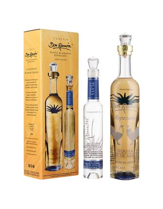 Tequila Don Ramón Rep. Punta Diamante 750 ml C/Plata 200 ml