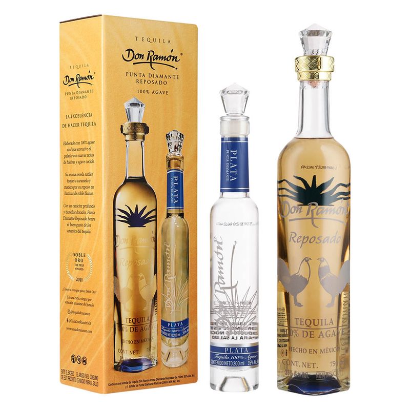 Tequila-Don-Ramon-Rep.-Punta-Diamante-750-ml-C-Plata-200-ml