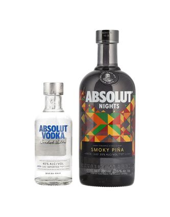 Licor de Vodka Absolut Nights Smoky C/Absolut 200 ml 700 ml
