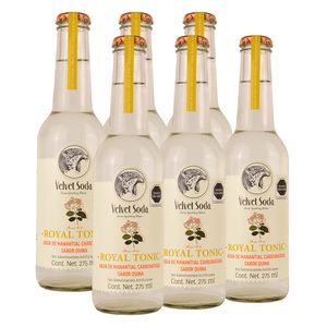 Agua Velvet Soda Royal Tonic (6 Botellas) 275 ml