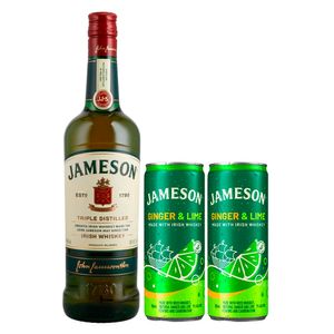 Whiskey Jameson Irish 700ml C/2 Jameson Ginger 355ml