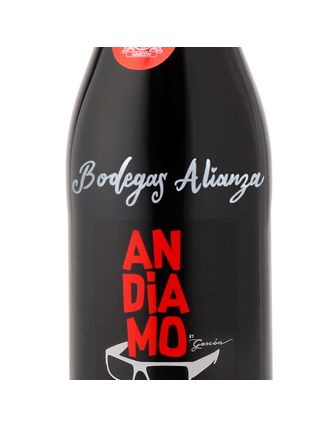 Vino Tinto Espumoso Andiamo Lambrusco Rosso Dolce (Personalizado) 750 ml