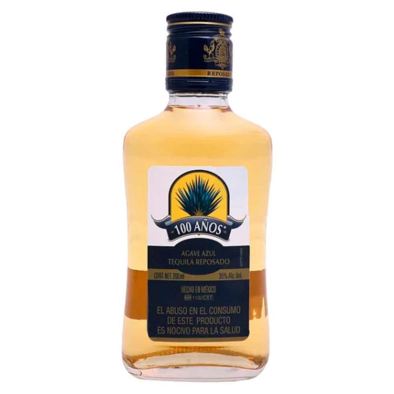 Tequila-100-Años-Azul-Rep-Agave-Azul-200-ml