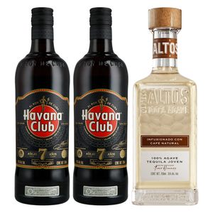 Ron Havana 7A 700 ml 2Bt C/Altos Inf. Café 700 ml