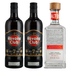Ron Havana 7A 700 ml 2Bt C/Altos Inf. Cítricos 700 ml