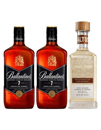 Whisky Ballantine's 7 Años 700 ml C/Olmeca Altos Inf. Café 700 ml