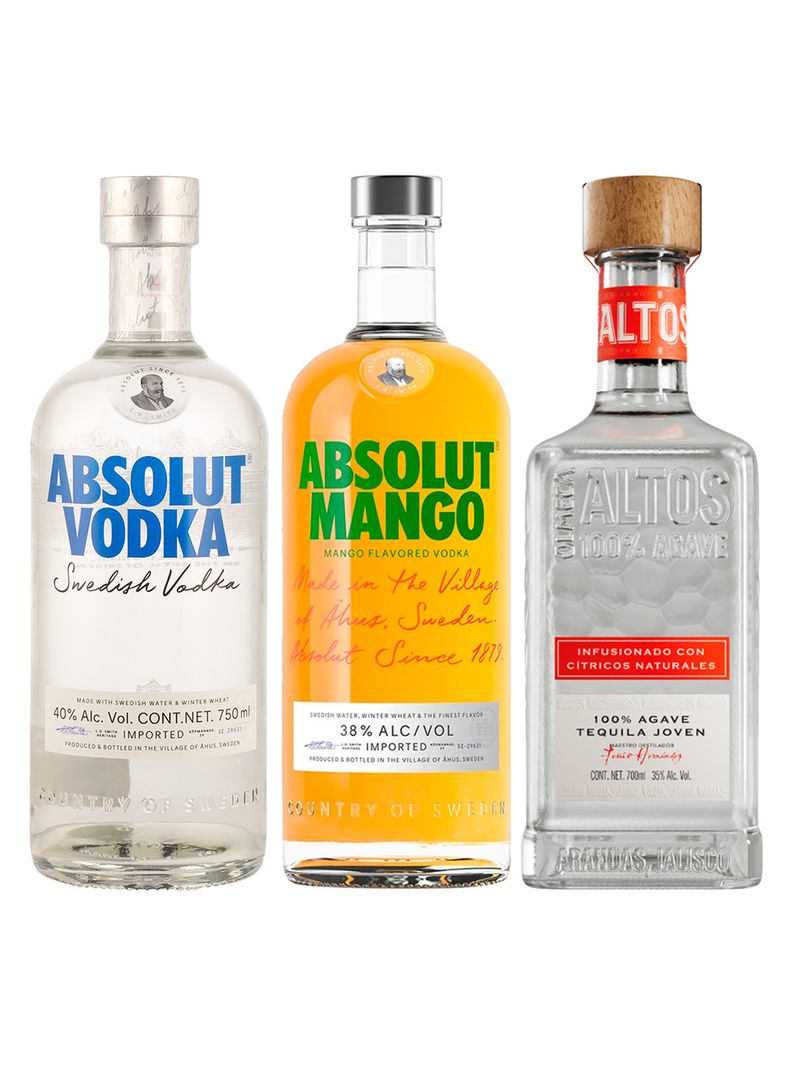 Vodka-Absolut-Azul-750-ml-Absolut-Mango-750-ml-C-Olmeca-Citricos-750-ml