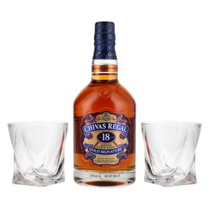 Whisky Chivas Regal 18A 700 ml C/2Vasos