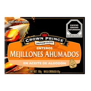 Mejillones Crown Prince Ahumados 106 g